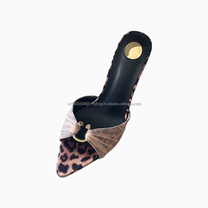 Zapatos de Lujo para Mujer, Tacones de Diseñador de Alta Calidad, Sandalias de Tacón con Estampado de Leopardo para Damas, Novedades 2026 - Product Image 4