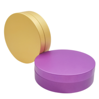 OEM 6061-T6 conteneur en aluminium anodisé usiné métal Snus étain boîte ronde CNC pièces de fabrication