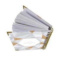 Agenda personnalisé à spirales 2027, carnet de notes, organisateur, avec protection d'angle en métal, idéal pour un cadeau