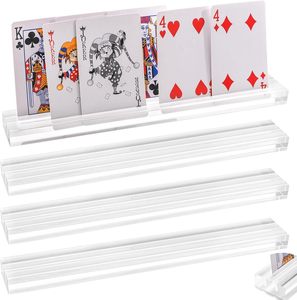 Factory Custom Sturdy Thick Acrylic Playing Card Holder For Game Card Retail <b>Display</b> - Product Image 5