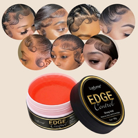 Gel Fijador de Cabello de Fijación Extrema, Resistente al Sudor, Sin Residuos, Rojo, Fijación Fuerte