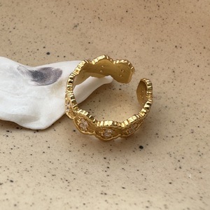 Anillo Geométrico Antiguo de Plata Pura S925, Diseño Elegante de Lujo Retro Francés con Circonita de Corte Ovalado, Joyería de Nicho - Product Image 4