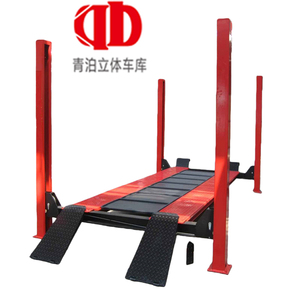 Élévateur de stationnement vertical portable à quatre poteaux pour voitures, à double vérin hydraulique, 3T (6000lbs), <span class=keywords><strong>prix</strong></span> usine - Product Image 5