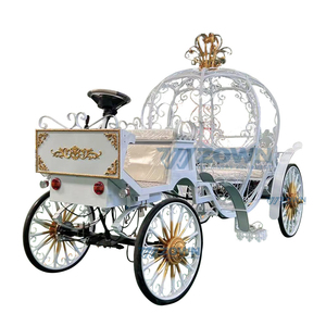 Chariot de Cendrillon Électrique Personnalisé en Forme de Citrouille à 4 Roues de Haute Qualité à Prix Abordable - Product Image 4