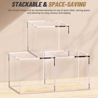 Boîte de Présentation Magnétique Écologique en Acrylique PMMA Transparente pour Coffret Dresseur d'élite (ETB) et Boîte de Boosters – Décoration Moderne pour Bureau