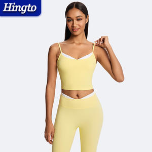 Set Olahraga <span class=keywords><strong>Yoga</strong></span> Activewear Baru, Sport Bra dan Legging Warna-Blok dengan Renda, Set Pakaian Olahraga 2 Potong untuk Wanita, Pakaian Gym - Product Image 3