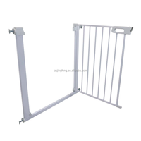 Barrière de sécurité pour enfant, barrière pour bébé, installation facile, clôture transparente en PVC pour animaux domestiques, fixation par pression, sans perçage, barrière de sécurité pour bébé pour les ouvertures de portes intérieures, les escaliers