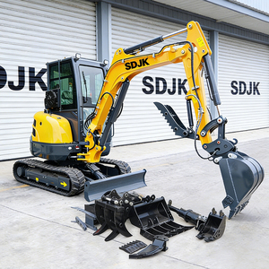 Bestselling Products Free Shipping Multifunctional Epa Mini Excavators Customize 3.5 Ton Compact Farm with Bucket Bagger - Product Image 1