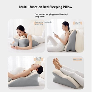Memory Foam Face Down Sleeping Pillow Headboard Back Cushion Lumbar Neck Support Pillow Prone Pillow - Product Image 2