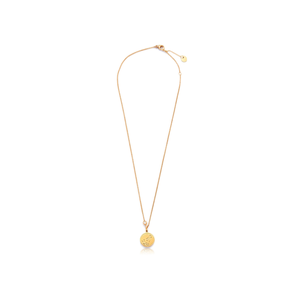 Collana con Ciondolo Zodiacale da 1,5 Cm, Charm in Acciaio Inossidabile, Gioielli da Donna - Product Image 1