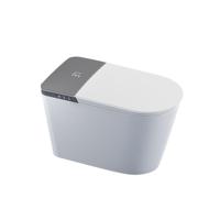WC intelligent électrique PLMR U7-A à double chasse automatique, siège chauffant, auto-nettoyant, télécommande, à poser au sol pour salle de bain