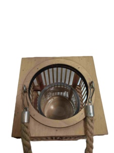 <span class=keywords><strong>Lanterne</strong></span> en rotin de <span class=keywords><strong>bambou</strong></span> naturel avec tasse en verre pour utilisation de bougie Bougeoir en rotin <span class=keywords><strong>Lanterne</strong></span> extérieure de <span class=keywords><strong>grande</strong></span> taille pour le jardin - Product Image 5