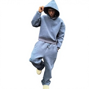 Conjunto de Sudadera con Capucha y Pantalones Deportivos Premium de Alto Gramaje con Lavado Ácido, Diseño Personalizado, Unisex, Oversize - Product Image 4
