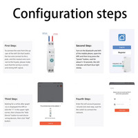 Disjoncteur intelligent TUYA WiFi sans fil avec minuterie, compteur KWH, télécommande et protection contre les surtensions 63A, en PA66 Li
