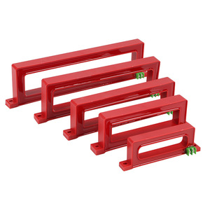 Zero Sequence Current Transformer Square Type <b>Red</b> ABS <b>Material</b> Panel Mount Screw Terminal For Electrical Fire Monitoring - Product Image 2