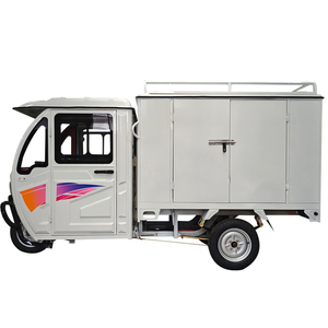 Triciclo de Caja Cerrada de Baja Velocidad KEYU de 800W, Vehículo de Reparto de Corta Distancia para Servicios de Mensajería - Product Image 4