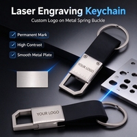 Porte-clés en similicuir gravable au laser avec finition embossée, récompense de reconnaissance des employés, prix de reconnaissance des réalisations des équipes d'atelier et d'assemblage