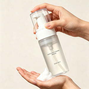 Nettoyant Visage Moussant à Marque Blanche avec Collagène Hydrolysé, Allantoïne et Extraits Végétaux Apaisants pour Tous Types de Peaux - Product Image 1