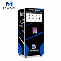 Distributeur automatique de protéines en poudre Mova Smart, écran tactile industriel de 18,5 pouces, acier inoxydable, pour salle de sport et fitness