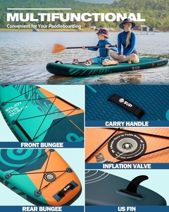 ESUP PVC <strong>Drop</strong> <strong>Stitch</strong> <strong>Inflatable</strong> Stand Paddle <strong>Board</strong> (<strong>SUP</strong>) for Beginners Portable Outdoor Water Sports Surfboard Bag - Product Image 3