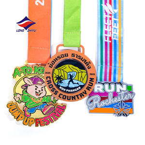 Medalla Deportiva <span class=keywords><strong>de</strong></span> <span class=keywords><strong>Honor</strong></span> Personalizada LZY Manufacture, Fundición a Presión 3D, Esmalte Suave, Premios <span class=keywords><strong>de</strong></span> Campeonato, Oro, Plata, Bronce - Product Image 5