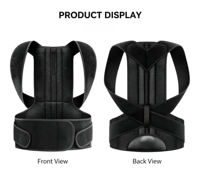 Correcteur de posture dorsal, soutien claviculaire, posture assise, invisible, anti-cyphose, pour adultes, hommes et femmes, sur mesure