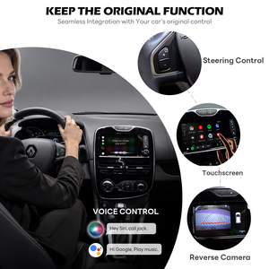 Interface CarPlay sans fil tout-en-un <span class=keywords><strong>Renault</strong></span> RD1 pour Captur avec autoradio d'origine <span class=keywords><strong>R</strong></span>-<span class=keywords><strong>Link</strong></span> TomTom - Product Image 5