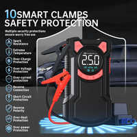NCFKOS 5.0L All Gas Car Jump Starter 150 PSI Gonfleur de pneu Kit d'outils d'urgence en gros pour voitures, camions et motos 500a Peak