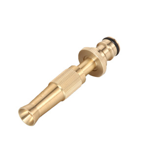 Conector de manguera de pulverización directa de cobre para jardín y lavado de coches con conexión de púas, adaptador duradero de latón para tuberías de agua - Product Image 1