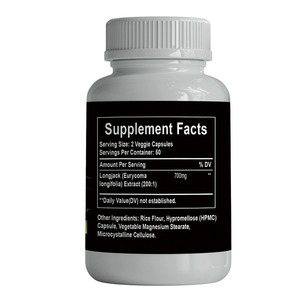 200สารสกัดจาก Tongkat Ali แคปซูล Tongkat Ali: 1แคปซูล700มก. สำหรับผู้ชายฉลากส่วนตัว OEM - Product Image 4