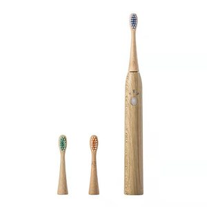 <span class=keywords><strong>Brosse</strong></span> <span class=keywords><strong>à</strong></span> dents électrique sonique sans fil <span class=keywords><strong>rechargeable</strong></span> Remplacement en <span class=keywords><strong>bambou</strong></span> 3 têtes de <span class=keywords><strong>brosse</strong></span> avec poils d'huile de ricin 5 réglages de nettoyage - Product Image 5