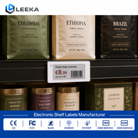 Etiqueta Electrónica para Estantes LEEKA de Fábrica, Etiqueta Electrónica de Tinta Electrónica WiFi de 2.9 Pulgadas, Etiqueta de Precio Digital de 4 Colores BWRY, Actualización en Tiempo Real