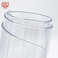 Napperon de table souple lavable de 2mm d'épaisseur rentable nappe transparente en PVC pour banquet de mariage domestique