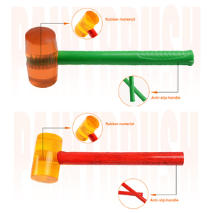 Martillo Industrial <span class=keywords><strong>de</strong></span> Madera/Plástico, Martillo <span class=keywords><strong>Grande</strong></span> <span class=keywords><strong>de</strong></span> <span class=keywords><strong>Goma</strong></span> Elástica Suave para Instalación <span class=keywords><strong>de</strong></span> Azulejos, Producto Duradero y Elástico - Product Image 3