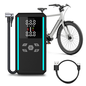 Inflador de Neumáticos Digital de 16V con Arrancador de Emergencia - Compresor de Aire Portátil para Automóviles y Banco de Energía de Emergencia para Autos, Camiones y Motocicletas - Product Image 5