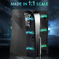 Coques de protection pour console PS5, plaques de remplacement en ABS avec évents de ventilation pour Playstation 5 édition disque