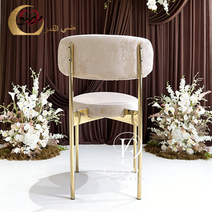 Modern Stainless Steel Velvet Outdoor Wedding Banquet <b>Chairs</b> for Sale - Product Image 3