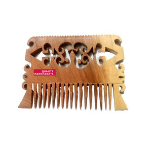 Newe meilleure qualité écologique fabriqué à la main peigne en bois pour cheveux et barbe artisanat indien de haute qualité fait à la main - Product Image 3