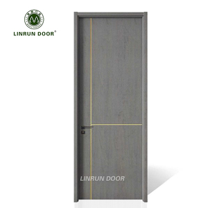 Puerta Interior de Madera Personalizada, Puerta Compuesta de Madera Sólida con Melamina, Diseño de Puertas Interiores de MDF para <span class=keywords><strong>Casa</strong></span> - Product Image 1