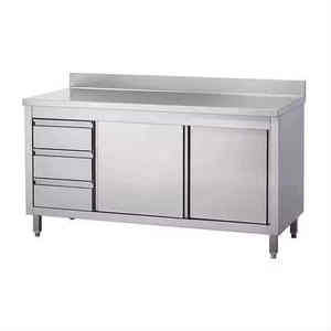 Armadietto <span class=keywords><strong>da</strong></span> <span class=keywords><strong>Lavoro</strong></span> Commerciale con Cassetti in Acciaio Inox, Fornitore di Prodotti per Hotel e Ristoranti, Attrezzatura <span class=keywords><strong>da</strong></span> <span class=keywords><strong>Cucina</strong></span> - Product Image 2