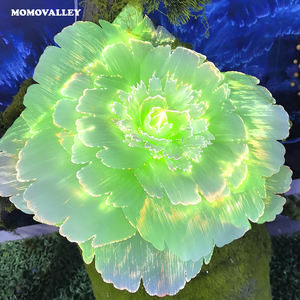 Lumière de fleur de lotus des neiges LED Momovalley avec <span class=keywords><strong>fibre</strong></span> optique pour l'aménagement paysager de jardin, la décoration de festivals et d'événements - Product Image 3
