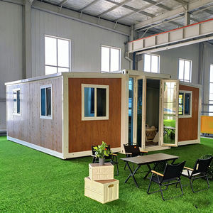 Casa Modular Expandible Moderna para Mini <span class=keywords><strong>Residencia</strong></span> Urbana, Casa Contenedor Expandible de 20 pies con Doble Ala - Product Image 1