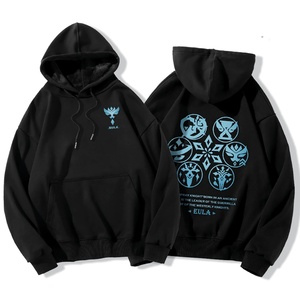 <b>Mens</b> Embroidered Graphic for Zhongli 3D Hooded Pullover Hoodie <b>Cosplay</b> Costume for Adult Youth Oversized - Product Image 2