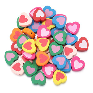 Confettis en argile polymère personnalisés en forme de cœur pour la création d'objets artisanaux, de slime et d'art DIY - Product Image 2