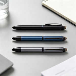 jetstream SXE3T-2400-05 05mm 3 color rotary twist ballpoint <b>pen</b> touch stylus tip aluminum body replaceable SXR80-05 <b>refills</b> - Product Image 4