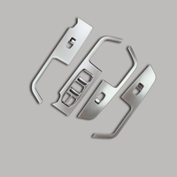 Accessoires intérieurs argentés pour Hyundai Creta Ix25 : interrupteur de lève-vitre, poignée de porte, kit de ventilation de climatisation, éclairage de toit