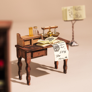IIECREATE marco de fotos divertido más caliente 2802 <span class=keywords><strong>libro</strong></span> mágico DIY <span class=keywords><strong>casa</strong></span> de muñecas en miniatura rompecabezas de madera - Product Image 5
