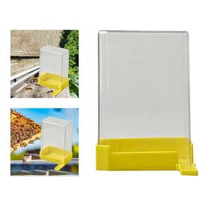 700ml Carré Automatique En Plastique Abeille <span class=keywords><strong>Distributeur</strong></span> De <span class=keywords><strong>Nourriture</strong></span> Nouvelle Condition Apiculture Outil Ruche D'eau Potable <span class=keywords><strong>Distributeur</strong></span> D'alimentation - Product Image 3