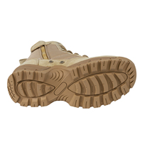 Bottes de randonnée tactiques unisexes, dessus en daim synthétique durable, semelle intermédiaire en EVA, doublure en coton, semelle extérieure en caoutchouc, fermeture éclair de 7 pouces, embout en acier, hiver