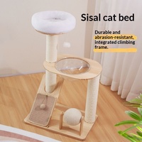 Arbre à chat miniature pour la maison, structure d'escalade pour chat avec logo personnalisé, pour petits espaces intérieurs
